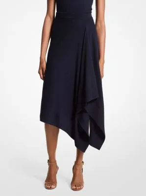 Cashmere Draped Skirt