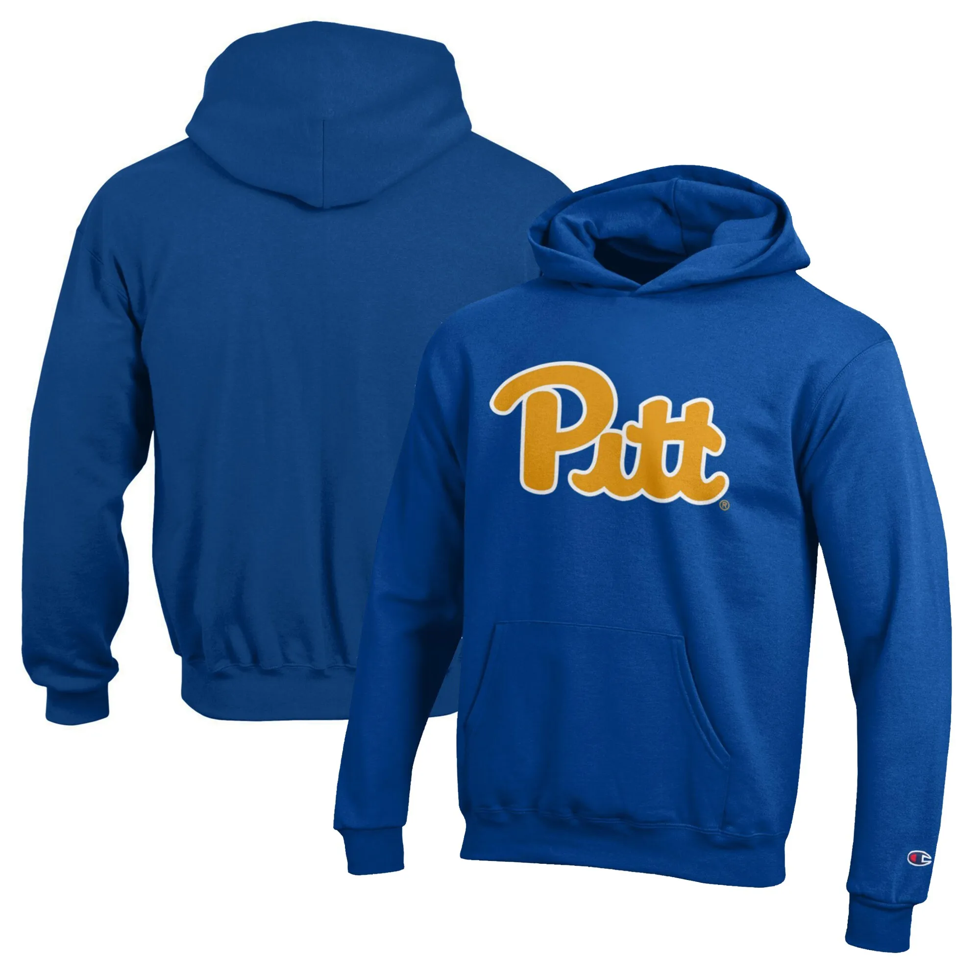 Champion Pitt Panthers Youth Royal Eco Powerblend Pullover Hoodie