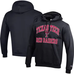 Champion Texas Tech Red Raiders Black High Motor Pullover Hoodie