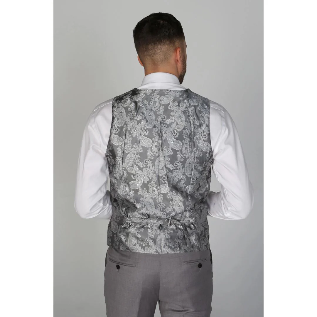 Charles - Men's Grey Waistcoat