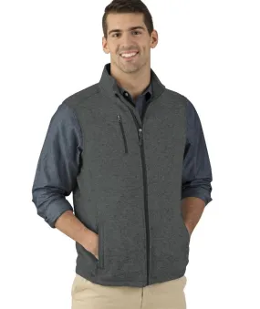 Charles River Men's Heathered Fleece Vest #9722