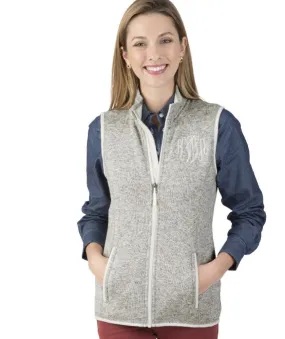 Charles River Women's Heathered Fleece Vest #5722