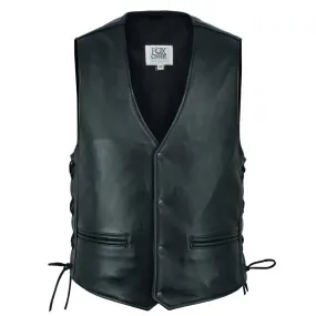 Charter Leather Vest With Extended Back - Horizon Leathers