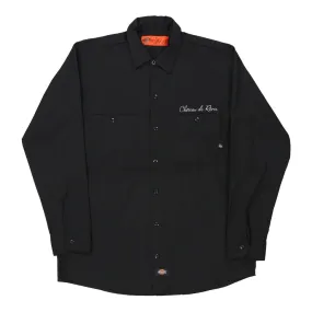 Chateau du Reves Dickies Shirt - Medium Black Polyester Blend