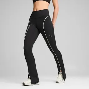 CLOUDSPUN Women's High-Waist Flare Pants | PUMA Black | PUMA SHOP ALL PUMA | PUMA 