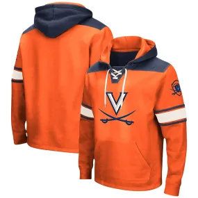 Colosseum Virginia Cavaliers Orange 2.0 Lace-Up Pullover Hoodie