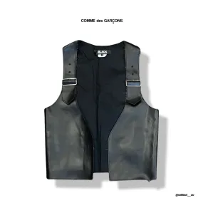 Comme DES GARSONS leather vest