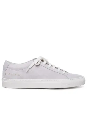 Common Projects    Common Projects 'Contrast Achilles' Suede Nude Sneakers