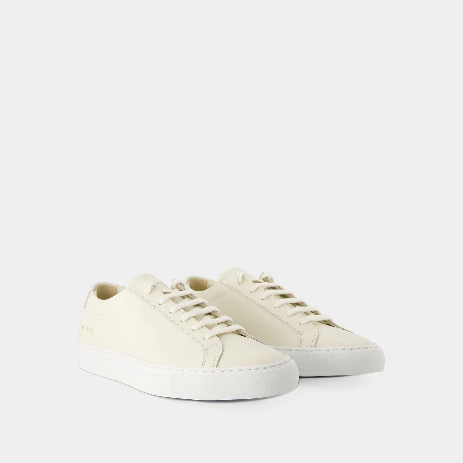 COMMON PROJECTS  Original Achilles Contrast Sneakers - Common Projects - Leather - Off White