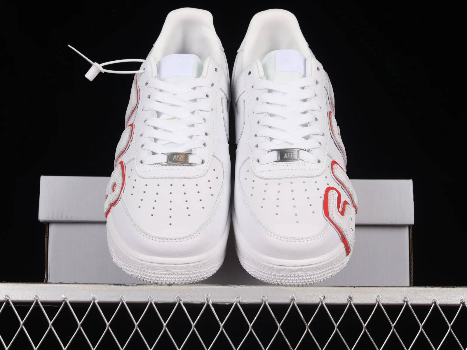 CPFM x Nike Air Force 1 07 Low White Red CK4746-991