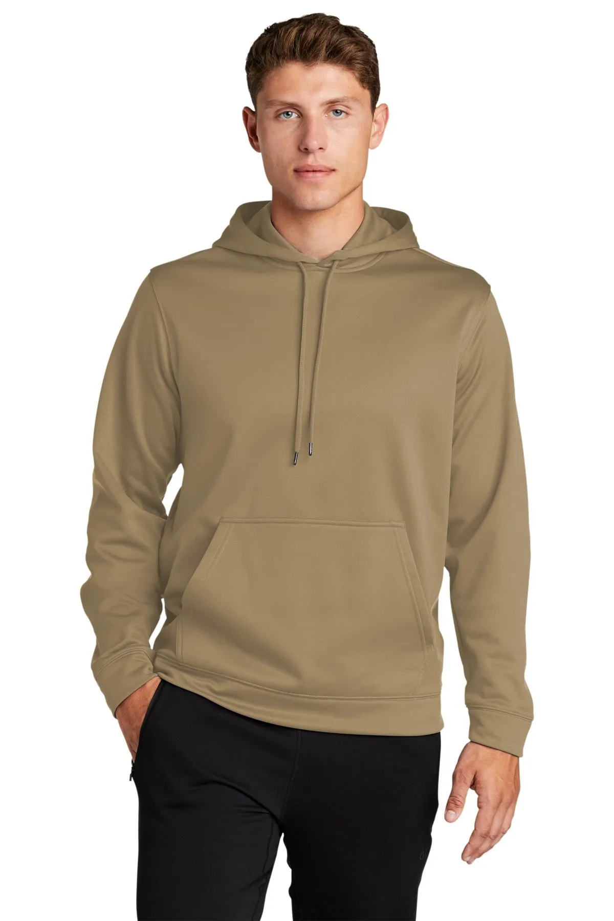 Custom Embroidered - Sport-Tek Sport-Wick Fleece Hooded Pullover.  F244