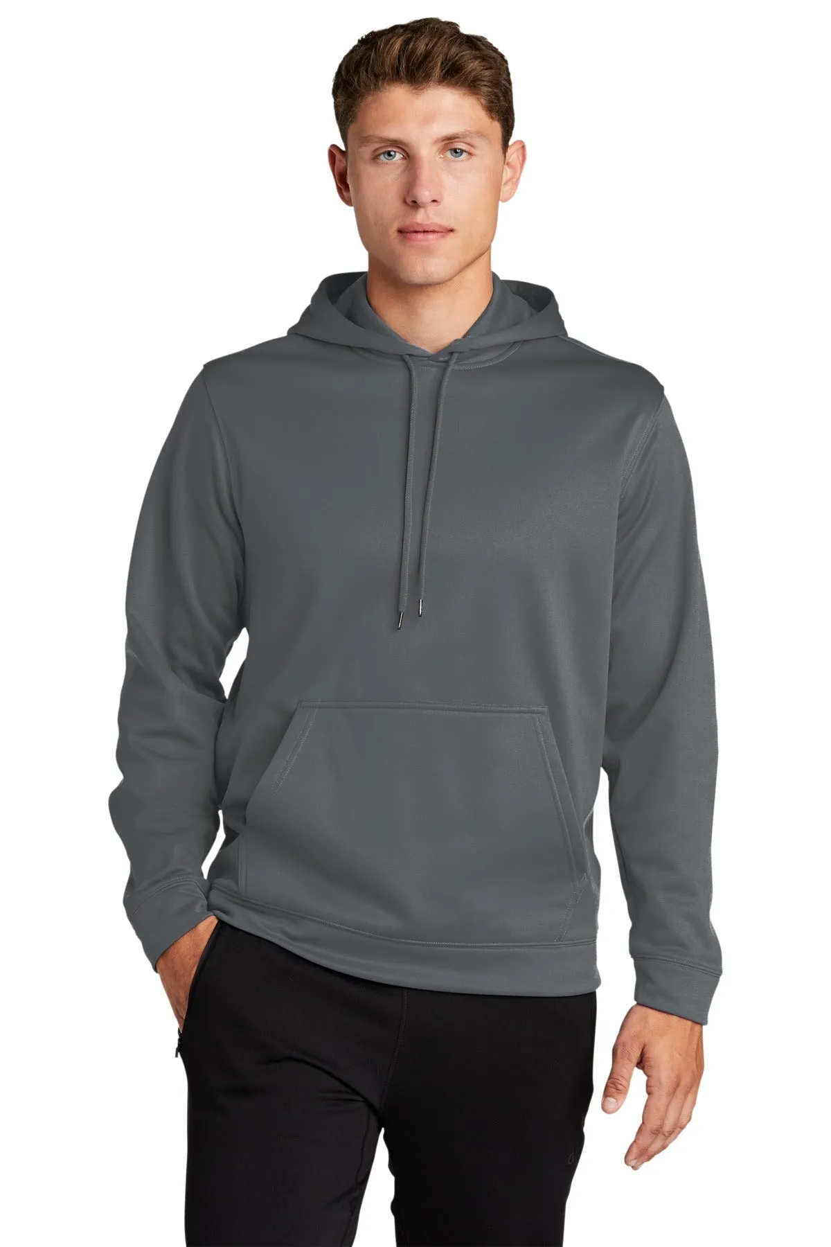 Custom Embroidered - Sport-Tek Sport-Wick Fleece Hooded Pullover.  F244