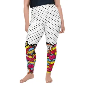 Cutest Pop Art Plus Size Leggings