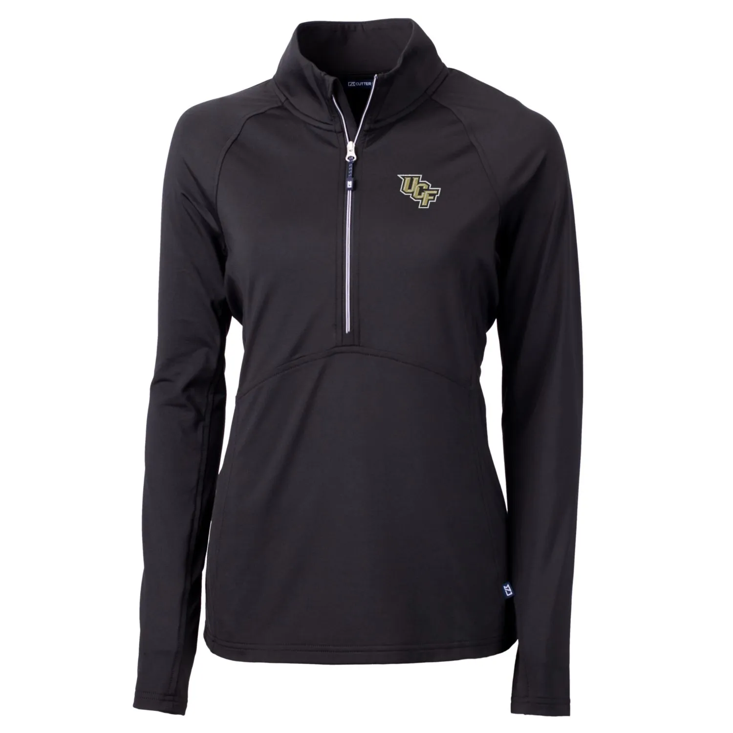 Cutter & Buck UCF Knights Women's Black Adapt Eco Knit Half-Zip Pullover Jacket