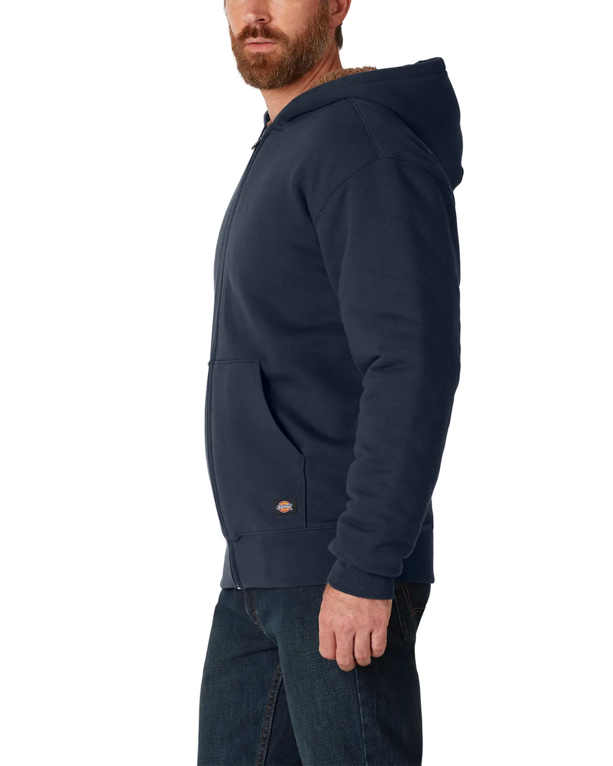 Dickies TW457 Men's Fleece-Lined Full-Zip Hooded Sweatshirt