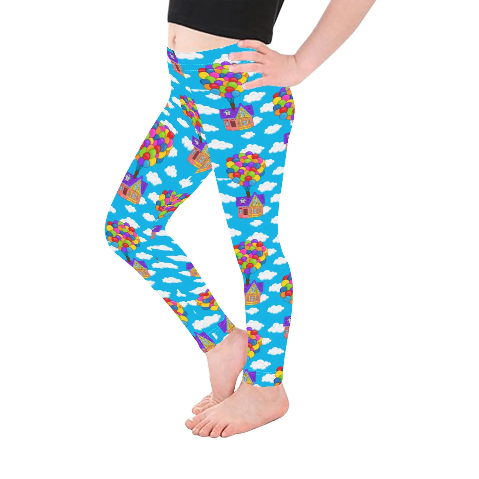 Disney Up Floating House Kid's Leggings