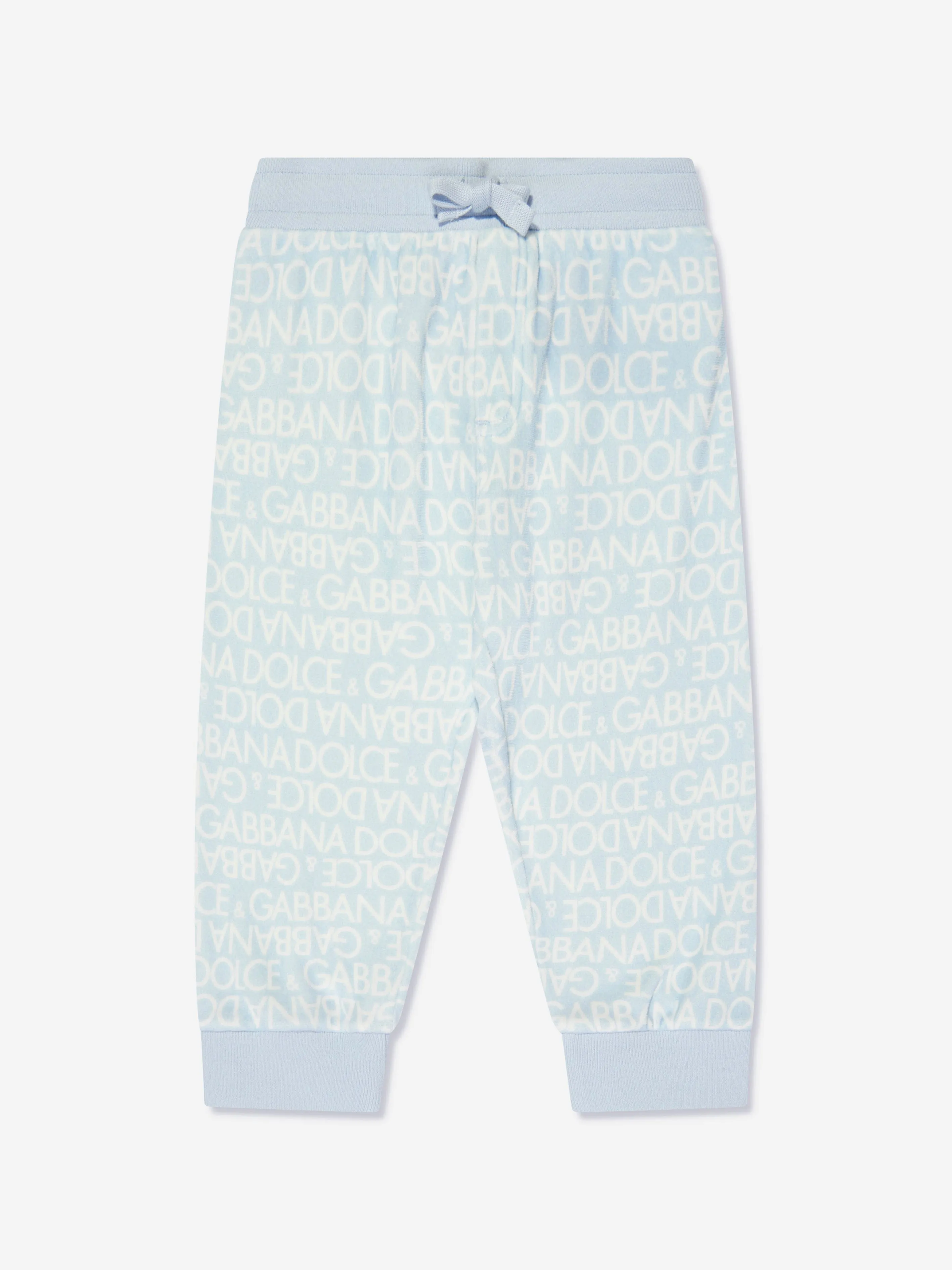 Dolce & Gabbana Baby Boys Logo Joggers in Blue