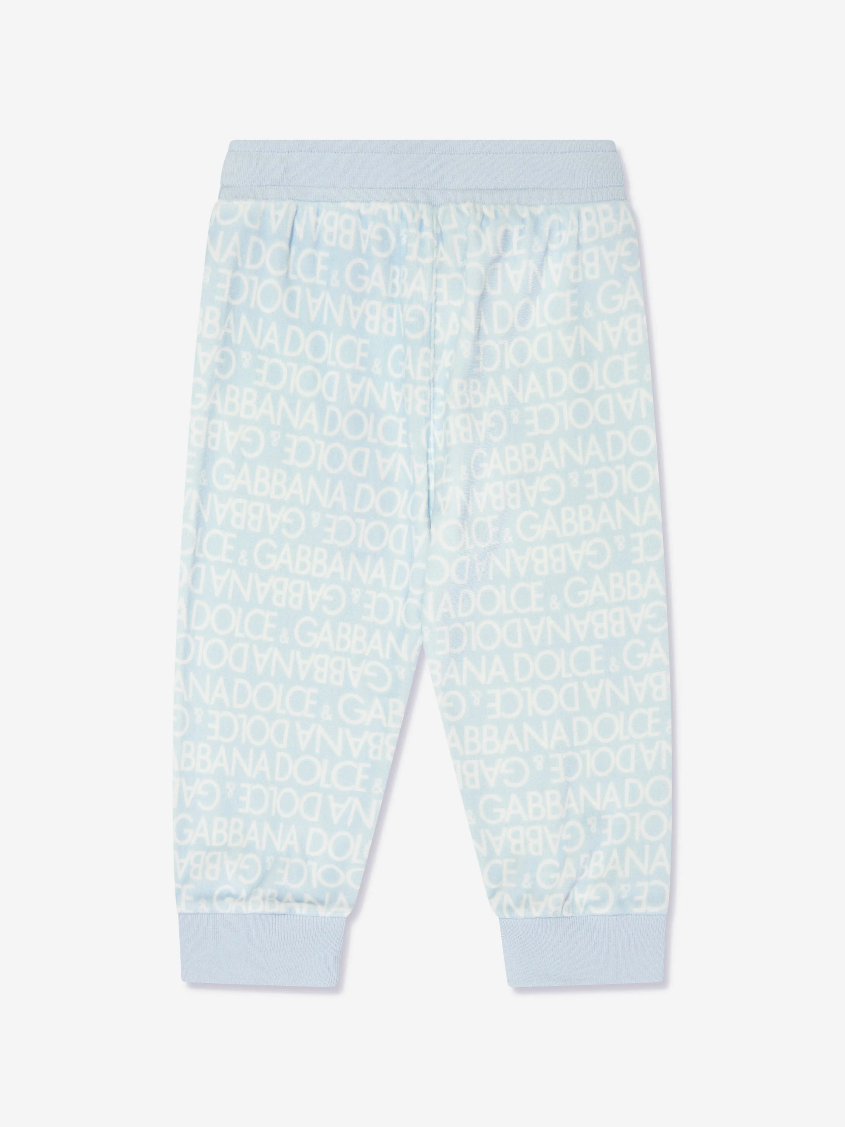 Dolce & Gabbana Baby Boys Logo Joggers in Blue