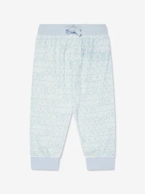 Dolce & Gabbana Baby Boys Logo Joggers in Blue