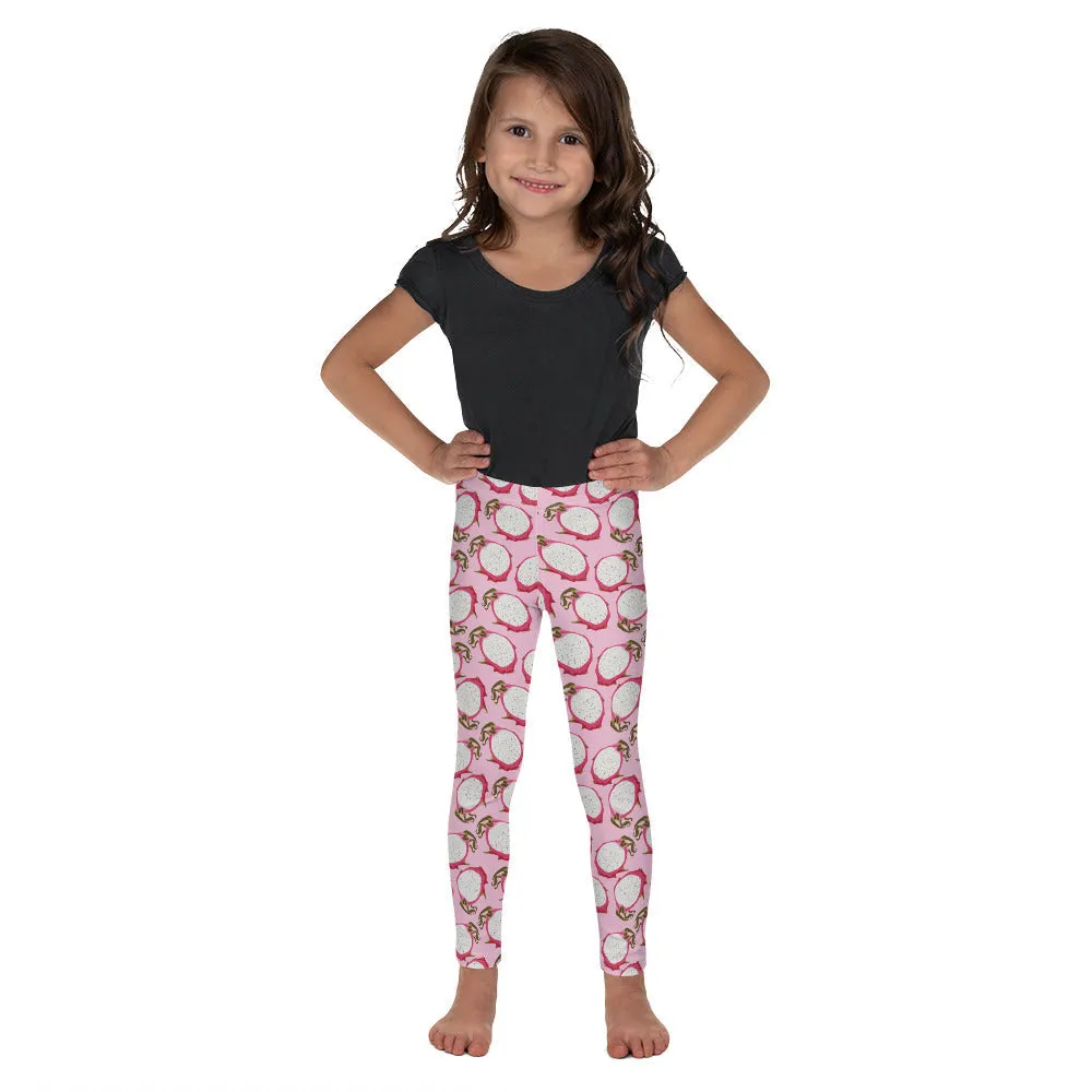 Dragon Fruit Pattern Kid's Leggings