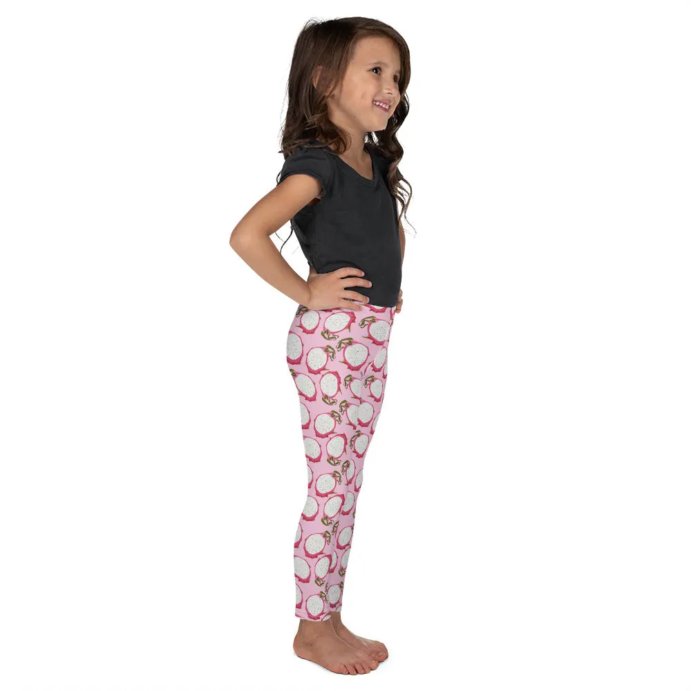 Dragon Fruit Pattern Kid's Leggings