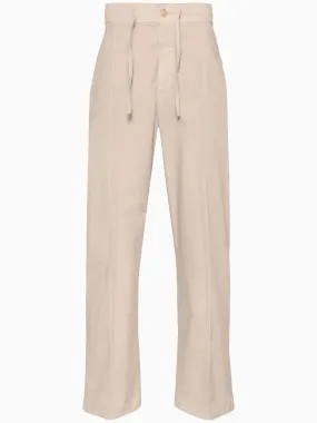 Drawstring waist trousers