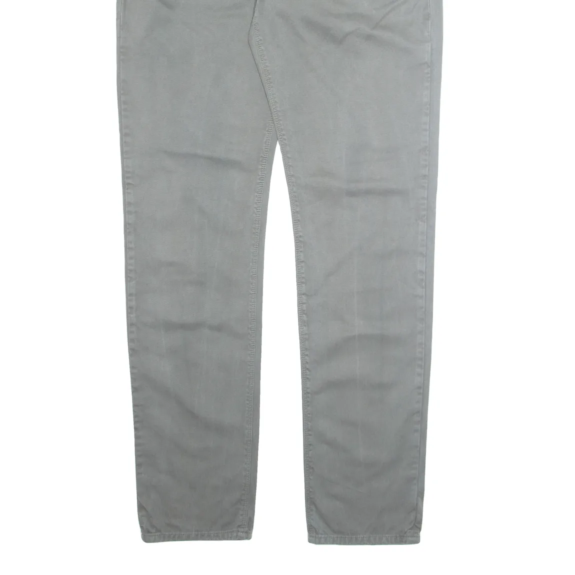 EMPORIO ARMANI Mens Trousers Grey Regular Tapered W34 L33