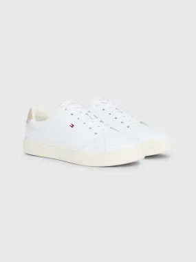 Essential Leather Flag Cupsole Trainers | Sneakers | Tommy Hilfiger