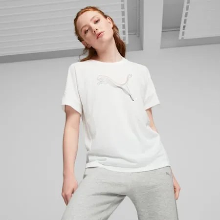 EVOSTRIPE Women's Tee | PUMA White | PUMA SHOP ALL PUMA | PUMA 