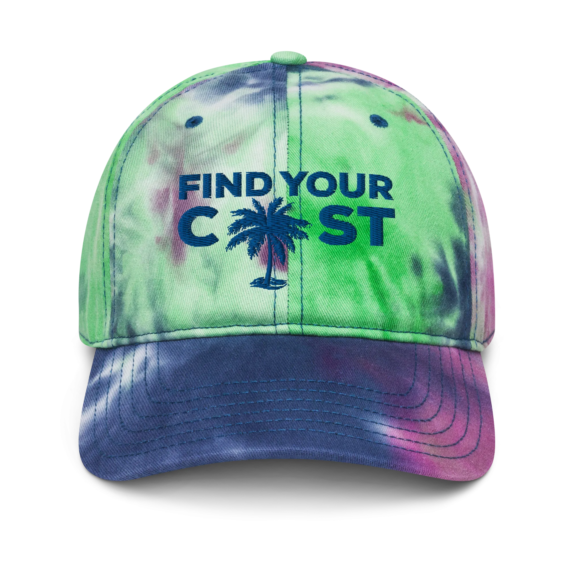 Find Your Coast Summer Tie Dye Hat