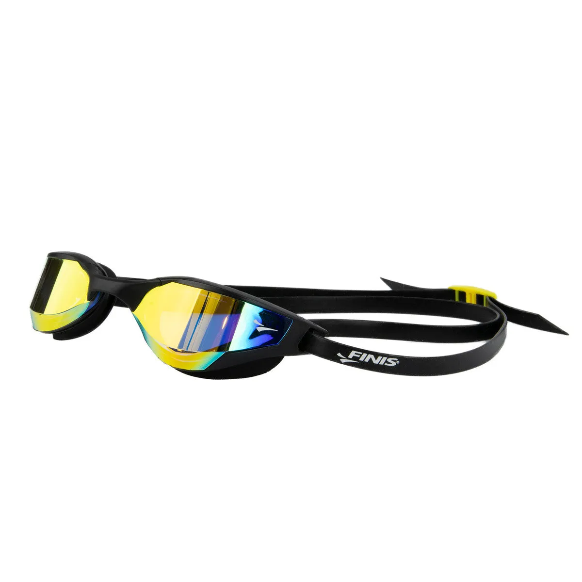 Finis Hayden Low-Profile Swim Goggles - Orange Mirror/Black