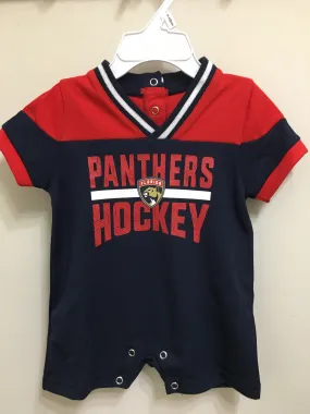 Florida Panthers Infant Blocked Romper Onsesie