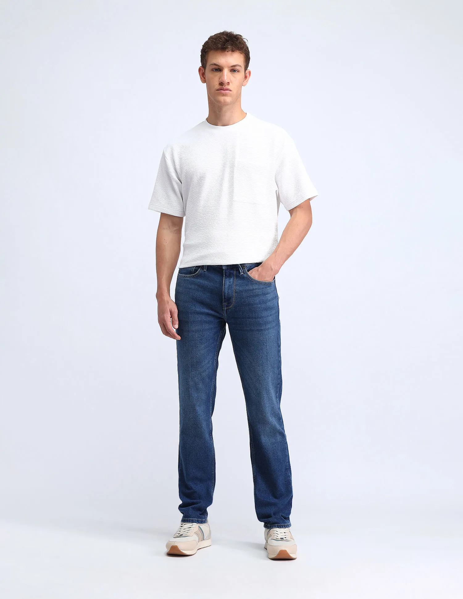 Flying Machine Freddie Slim Straight Fit Jeans