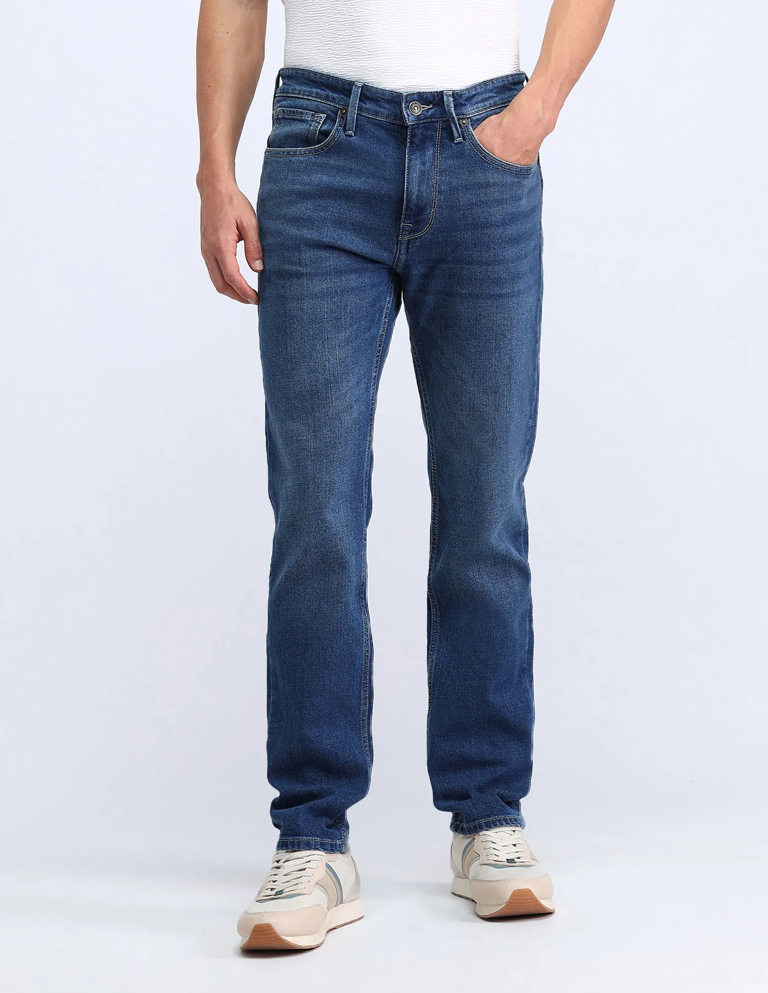 Flying Machine Freddie Slim Straight Fit Jeans