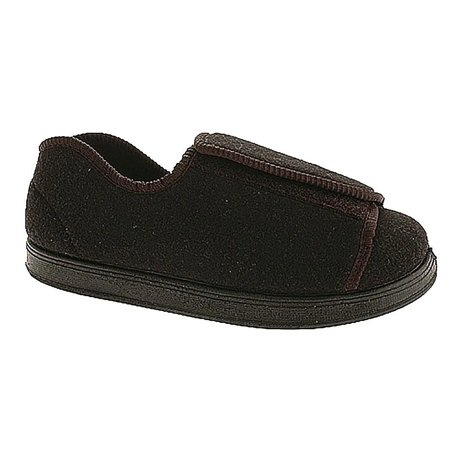 FOAMTREADS WOMEN'S NURSE CHARCOAL EXTRA DEPTH SLIPPER