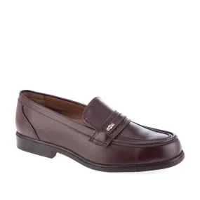 Fortune (Brown) Classic Loafer Shoes For Men ARMANI By Liberty