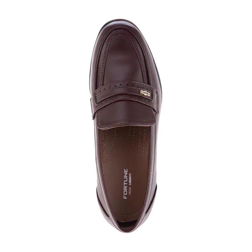 Fortune (Brown) Classic Loafer Shoes For Men ARMANI By Liberty