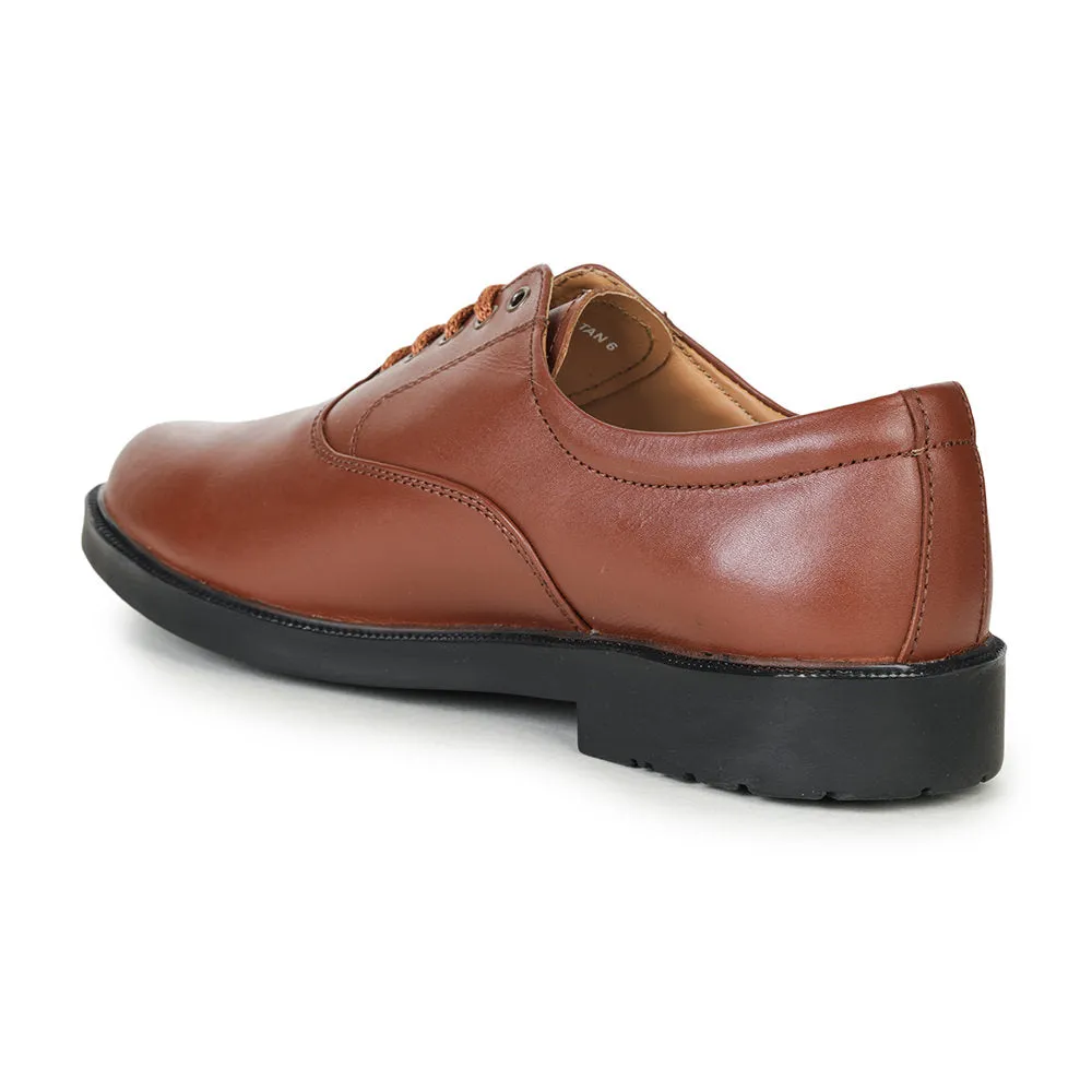 Fortune (Tan) Classic Oxford Shoes For Men By Liberty