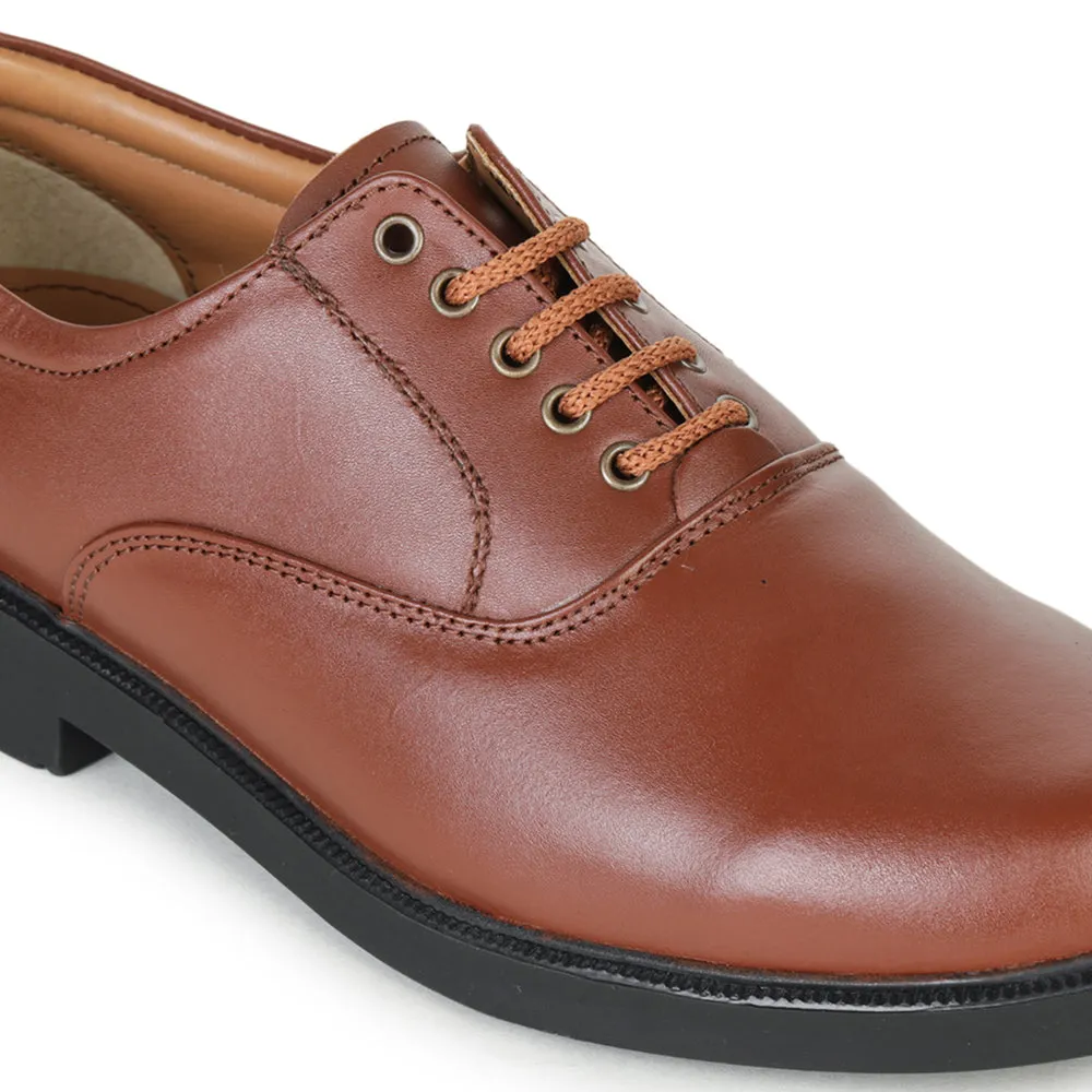 Fortune (Tan) Classic Oxford Shoes For Men By Liberty