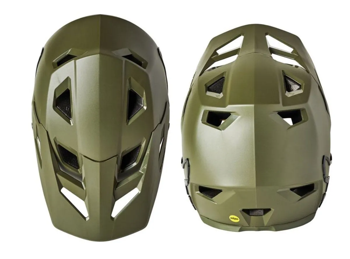 Fox Racing Rampage Full Face Helmet - Youth - Olive Green - 2021