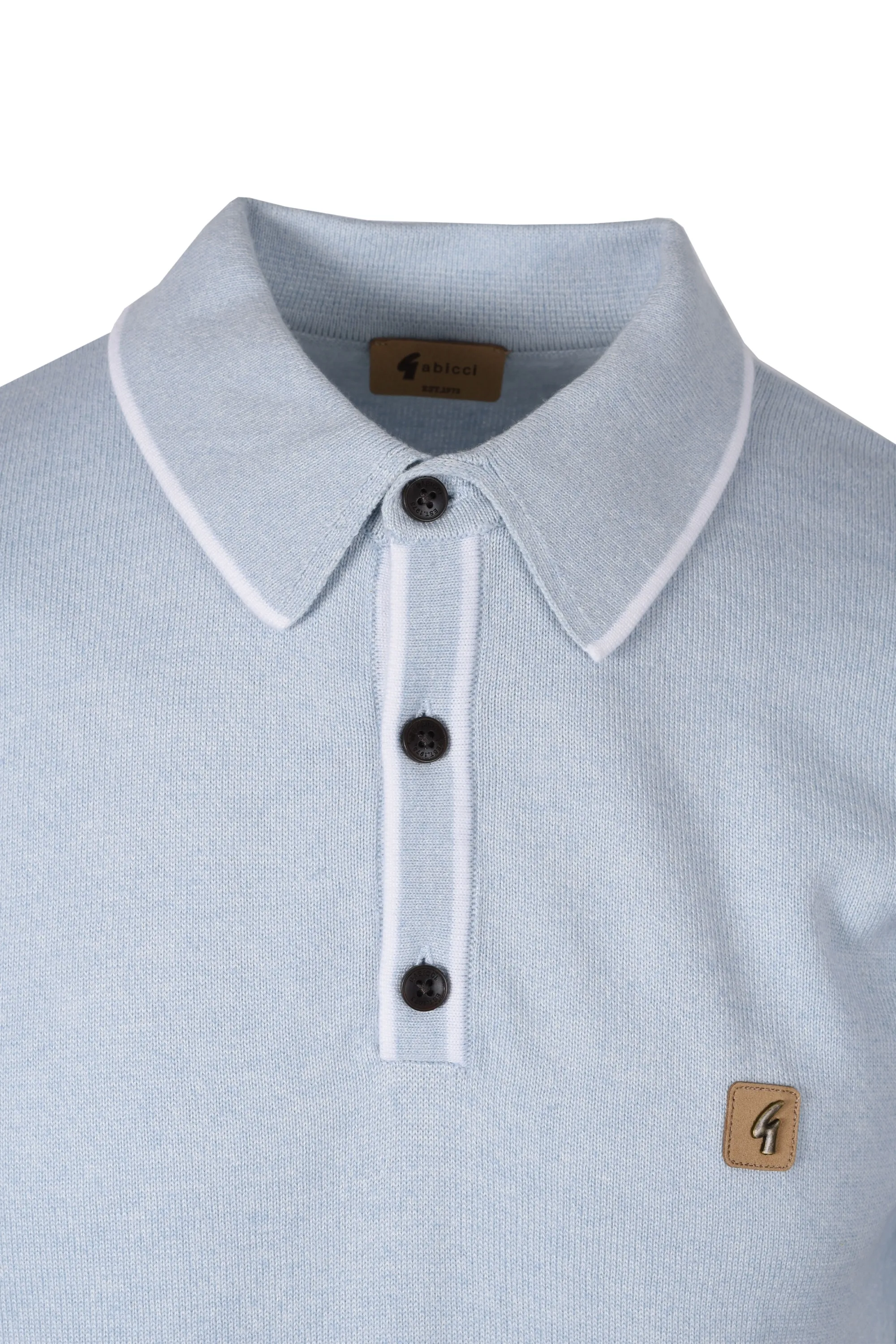 Gabicci Lineker Knitted Polo Shirt Spray