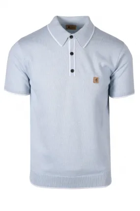 Gabicci Lineker Knitted Polo Shirt Spray