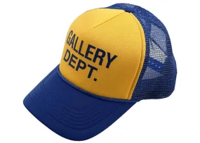 Gallery Dept. Logo Trucker Hat Blue Yellow