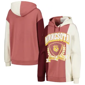 Gameday Couture Minnesota Golden Gophers Women's Maroon Hall of Fame Colorblock Pullover Hoodie