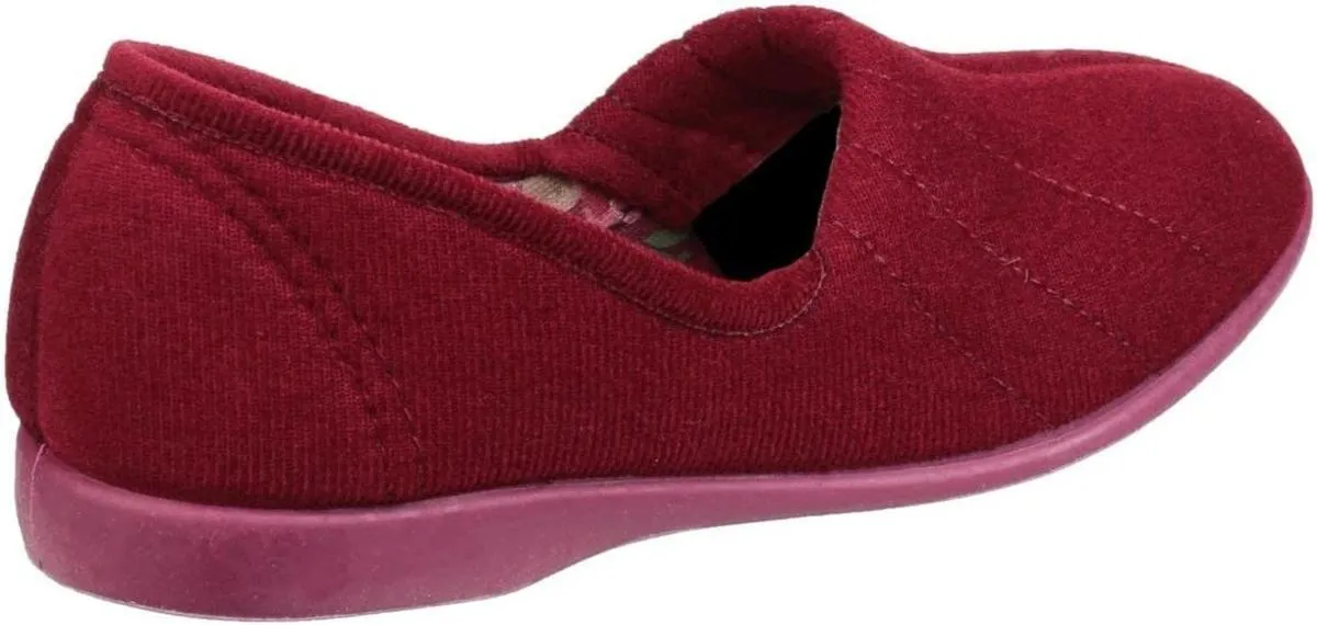 GBS Audrey Ladies Slipper Red