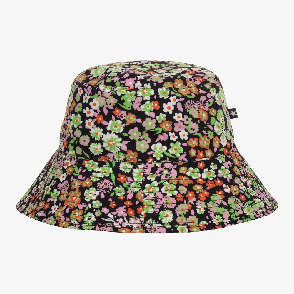 Girls Green Sun Protective Hat (UPF50+)