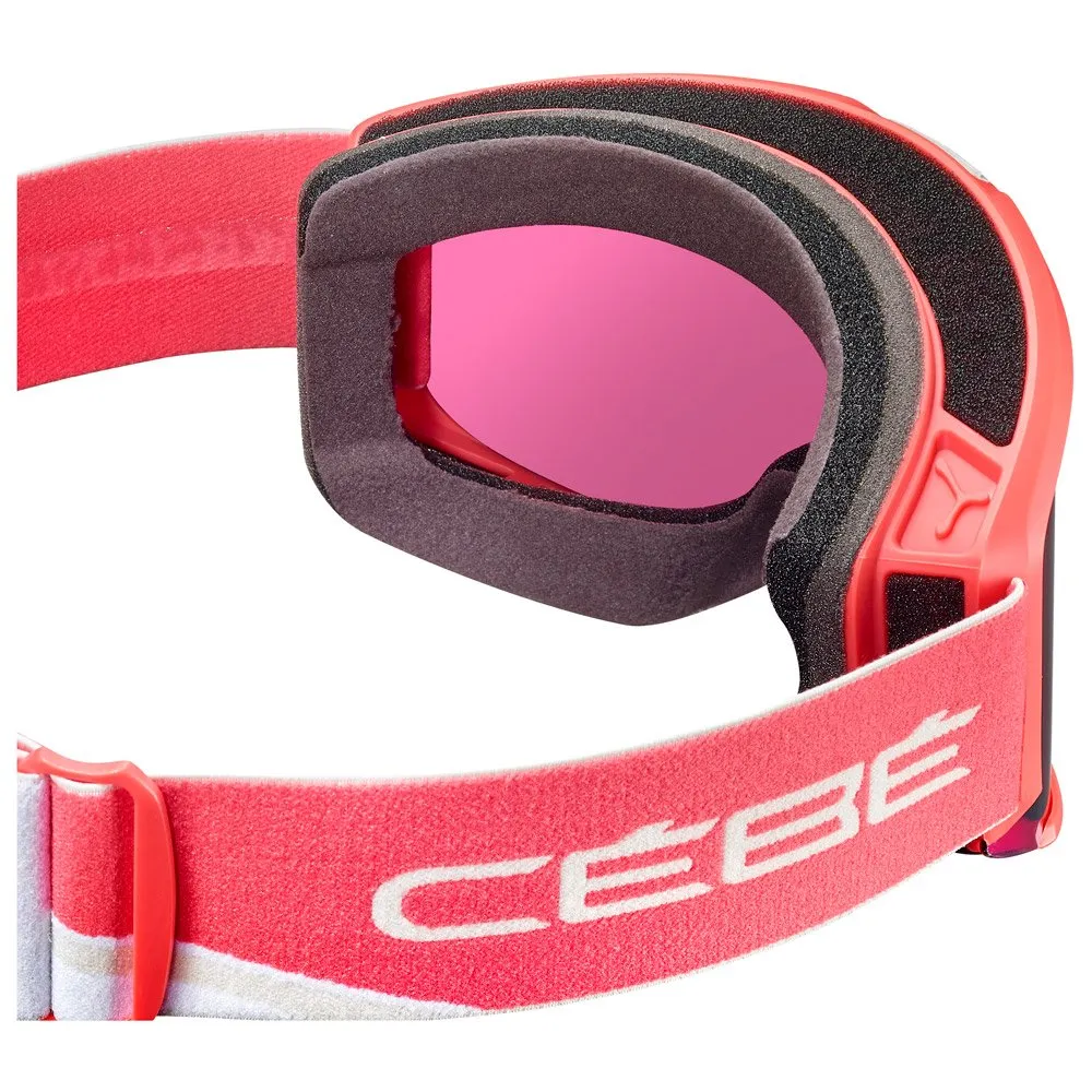 Goggles Cebe ---Silhouette Coral White Matte Rose Flash Pink