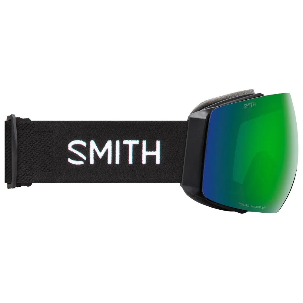 Goggles Smith ---I/O Mag Black Chromapop Sun Green Mirror + Chromapop Storm Rose Flash