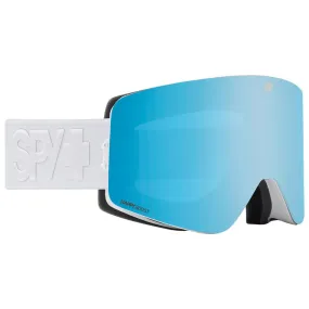 Goggles Spy ---Marauder Matte White Happy Boost Bronze Ice Blue Spectra + Happy Boost Low Light Red Coral