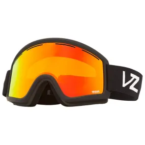 Goggles Von Zipper ---Cleaver Black Satin Wildlife Fire Chrome + Clear Fire Chrome